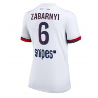 Stroje piłkarskie Paris Saint-Germain Illia Zabarnyi #6 Koszulka Wyjazdowej dla damskie 2025-26 Krótki Rękaw